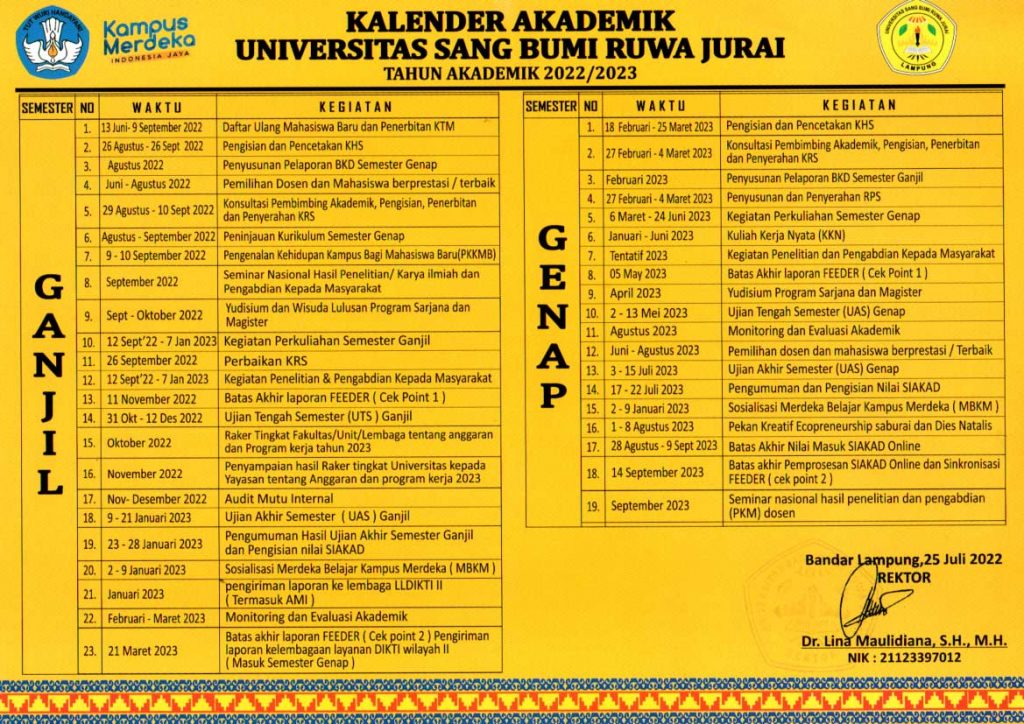 Kaleder akademik
